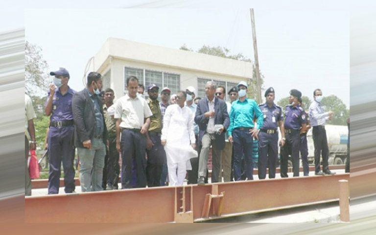 রেলপথ পরিদর্শন ভারতীয় প্রতিনিধি দলের