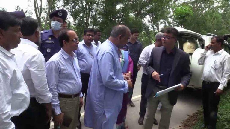 গোপালগঞ্জে বিজ্ঞান ও প্রযুক্তি মন্ত্রীর পরিদর্শণ