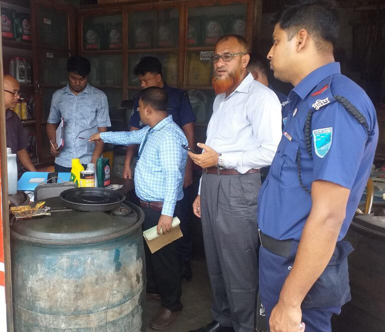 ৩টি প্রতিষ্ঠানকে ২১ হাজার টাকা জরিমানা
