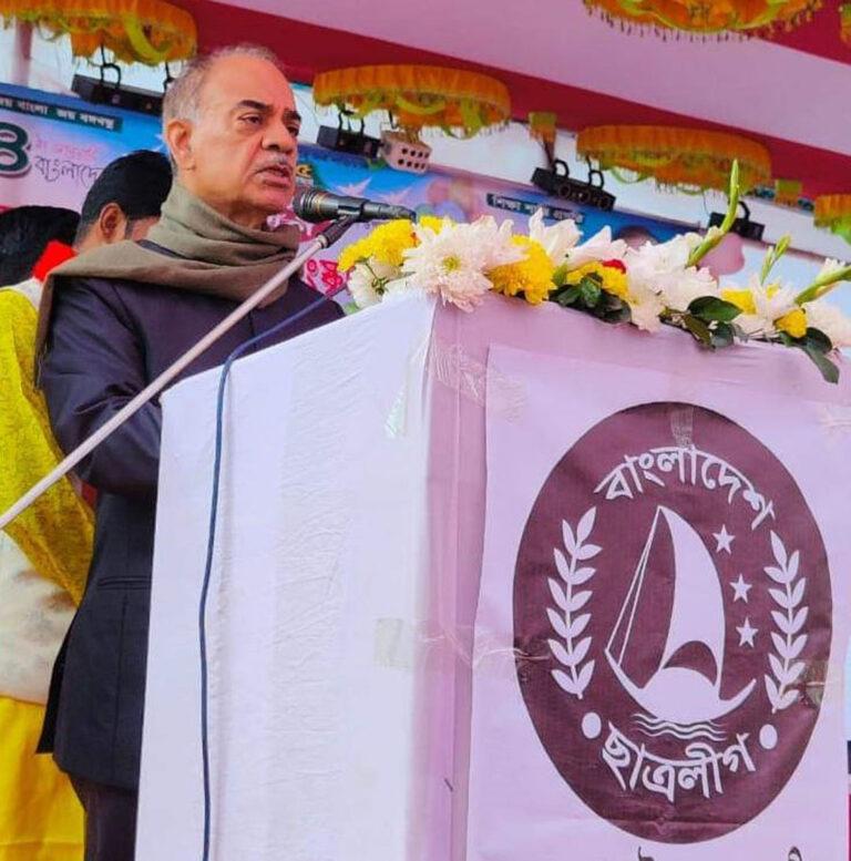 মুকসুদপুরে ছাত্রলীগের প্রতিষ্ঠাবার্ষিকীর অনুষ্ঠা‌নে ফারুক খান এমপি