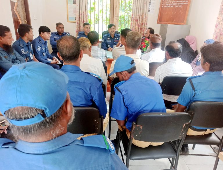 শান্তিপূর্ণ জাতীয় নির্বাচন অনুষ্ঠানের লক্ষ্যে ইউনিয়নে ইউনিয়নে মতবিনিময় সভা