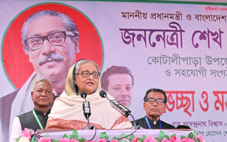 বিএনপির নির্বাচন বিরোধী আন্দোলনে জনগন সাড়া দেয়নি-প্রধানমন্ত্রী